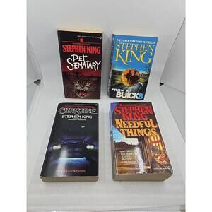 Mixed Lot of 4 Stephen King First Edition First Print Paperback Books